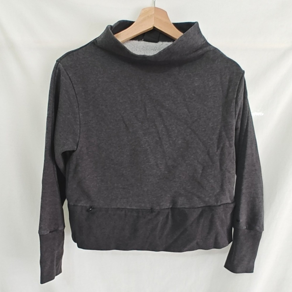 Nike Studio Pullover Mock Neck Versa Yoga Training Top Sweatshirt BQ0375-032 xs